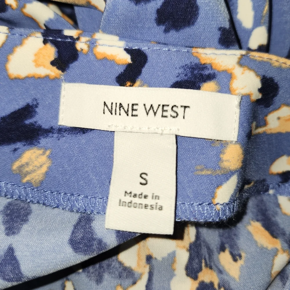 Nine West Blue One Shoulder Dress - Picture 6 of 6